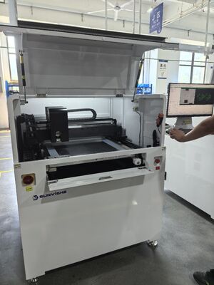 Sunvishe Automatic Stencil Inspection Machine System SV-E500 AOI Vision Inspection for 736*736mm stencil inspection